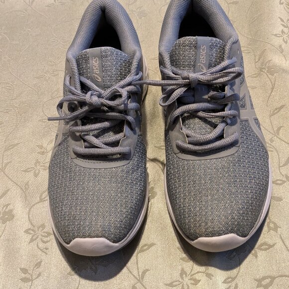 Asics women's Amplifoam gray/white running sneakers, size 8.5 M - Picture 1 of 7